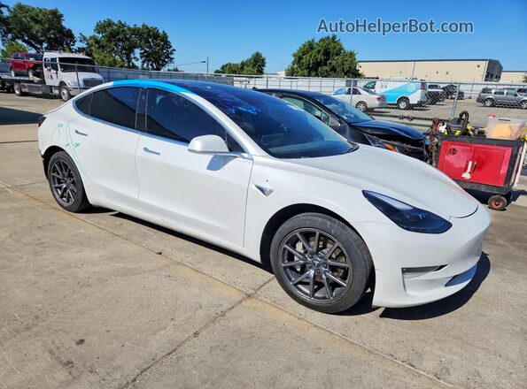 5YJ3E1EB2KF452891 2019 TESLA MODEL White Przód prawy