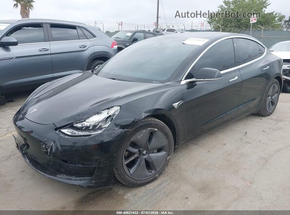 5YJ3E1EB2LF599990 2020 TESLA MODEL 3 Black Przód lewy