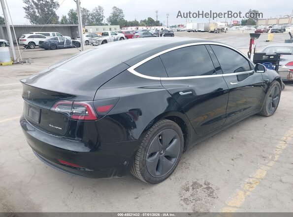 5YJ3E1EB2LF599990 2020 TESLA MODEL 3 Black Tył prawy