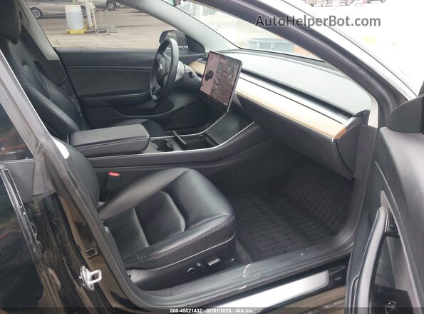 5YJ3E1EB2LF599990 2020 TESLA MODEL 3 Black Widok wnętrza z przodu
