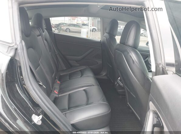 5YJ3E1EB2LF599990 2020 TESLA MODEL 3 Black Widok naklejki z numerem VIN