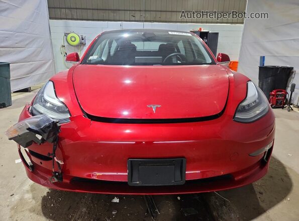 5YJ3E1EB2LF600328 2020 TESLA MODEL Red Դիմացի տեսք