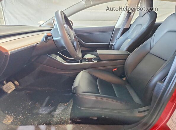 5YJ3E1EB2LF600328 2020 TESLA MODEL Red Սալոնի դիմացի տեսք