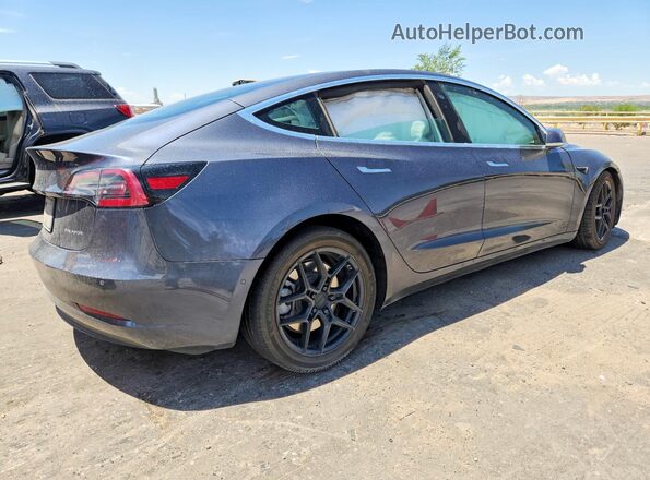5YJ3E1EB2LF620238 2020 TESLA MODEL Charcoal Rear right