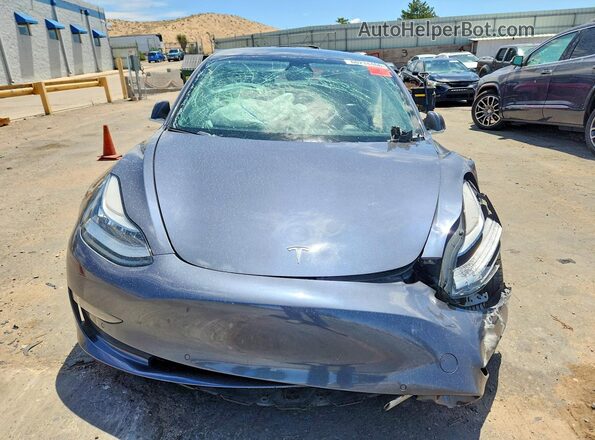 5YJ3E1EB2LF620238 2020 TESLA MODEL Charcoal Front view