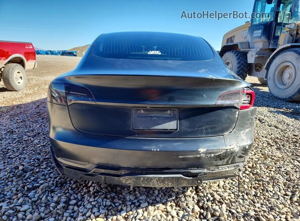 5YJ3E1EB2LF622703 2020 TESLA MODEL Black Vista trasera