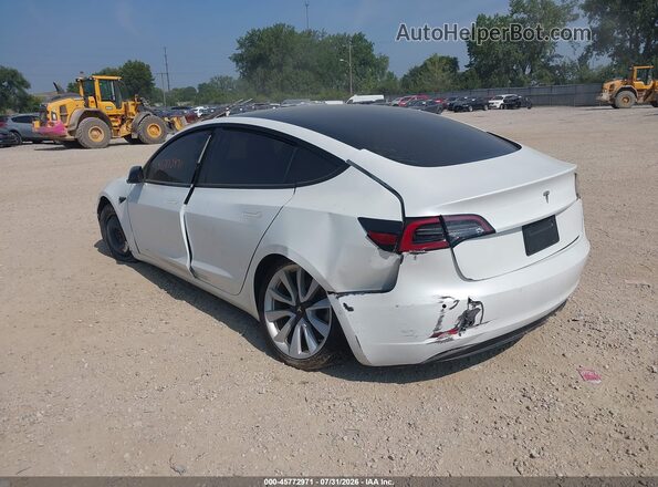 5YJ3E1EB2LF646368 2020 TESLA MODEL 3 White უკანა მარცხენა