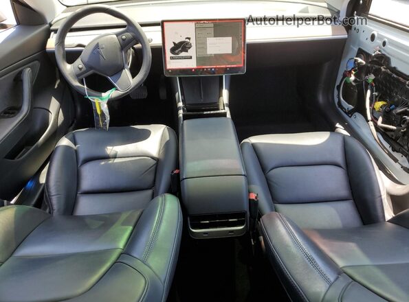 5YJ3E1EB2LF666006 2020 TESLA MODEL White წინა პანელის ხედი
