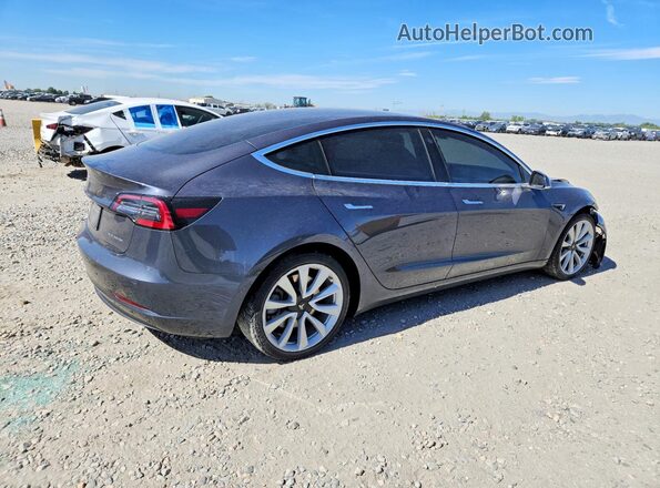 5YJ3E1EB2LF668807 2020 TESLA MODEL Gray Հետևի աջ