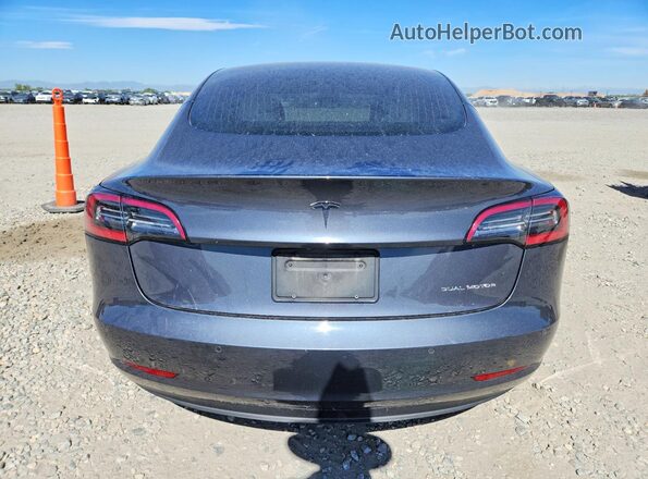 5YJ3E1EB2LF668807 2020 TESLA MODEL Gray Հետևի տեսք