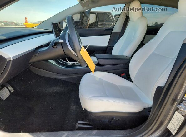 5YJ3E1EB2LF668807 2020 TESLA MODEL Gray Սալոնի դիմացի տեսք