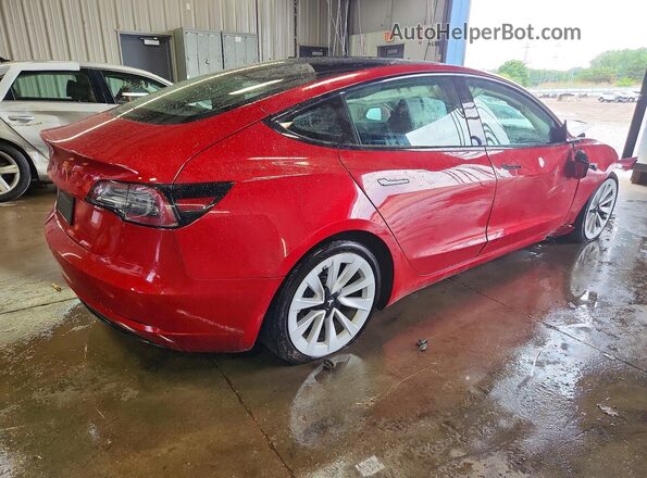 5YJ3E1EB2LF795444 2020 TESLA MODEL Red Trasero derecho