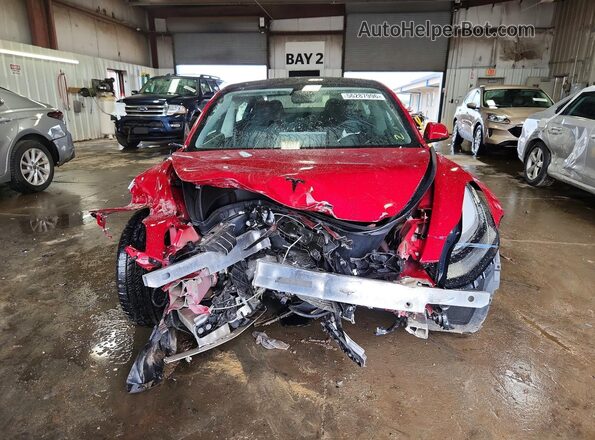 5YJ3E1EB2LF795444 2020 TESLA MODEL Red Vista frontal