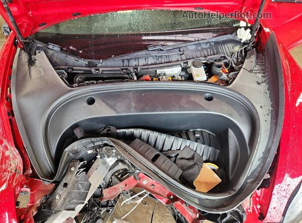 5YJ3E1EB2LF795444 2020 TESLA MODEL Red Vista interior trasera