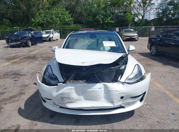 5YJ3E1EB2MF046838 2021 TESLA MODEL 3 White Front view