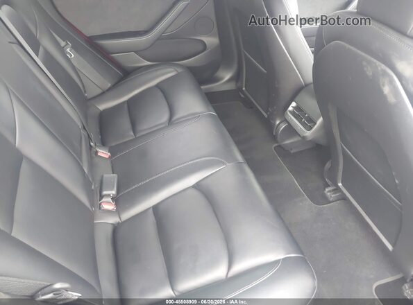 5YJ3E1EB2MF055877 2021 TESLA MODEL 3 Red VIN կոդի պիտակի տեսք