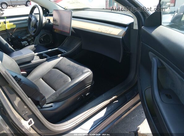 5YJ3E1EB2MF862609 2021 TESLA MODEL 3 Gray Widok wnętrza z przodu