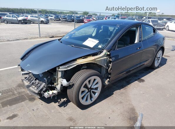 5YJ3E1EB2MF862609 2021 TESLA MODEL 3 Gray Przód lewy
