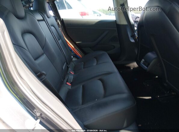 5YJ3E1EB2MF862609 2021 TESLA MODEL 3 Gray Widok naklejki z numerem VIN