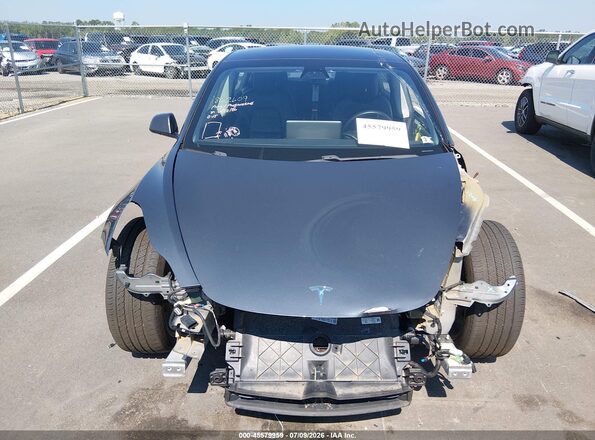 5YJ3E1EB2MF862609 2021 TESLA MODEL 3 Gray Widok zestawu wskaźników