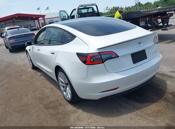 5YJ3E1EB2MF919200 2021 TESLA MODEL 3 Белый Задняя левая четверть