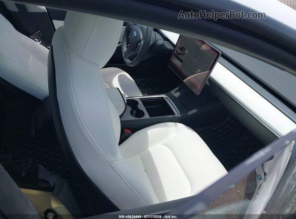 5YJ3E1EB2MF919200 2021 TESLA MODEL 3 Белый Вид салона спереди