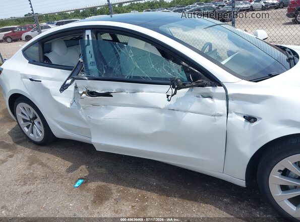 5YJ3E1EB2MF919200 2021 TESLA MODEL 3 Белый Вид спереди