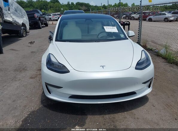 5YJ3E1EB2MF919200 2021 TESLA MODEL 3 Белый Вид щитка приборов