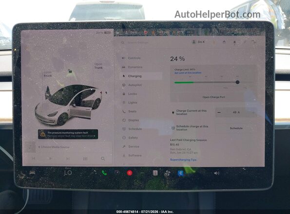 5YJ3E1EB2MF938975 2021 TESLA MODEL 3 Белый 