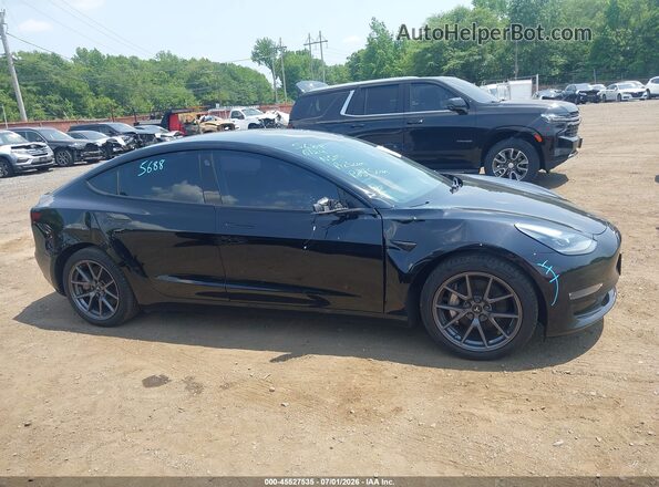 5YJ3E1EB2MF979493 2021 TESLA MODEL 3 Black Rear interior view