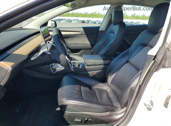 5YJ3E1EB2NF143605 2022 TESLA MODEL Белый Вид салона спереди