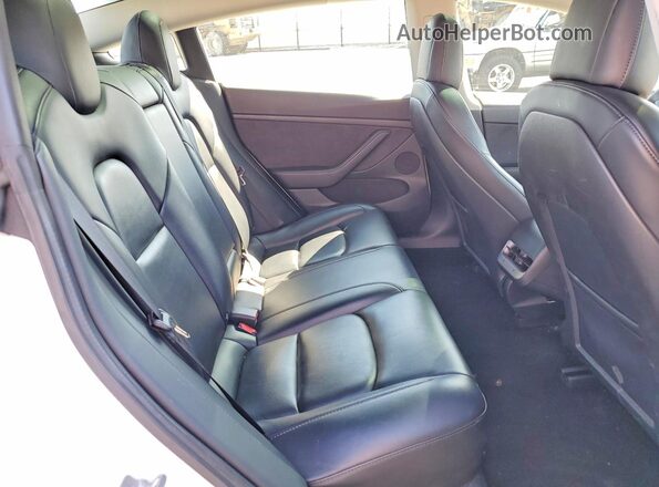 5YJ3E1EB2NF143605 2022 TESLA MODEL Белый Вид задних сидений