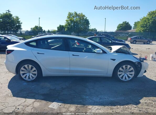 5YJ3E1EB2NF151672 2022 TESLA MODEL 3 Белый Вид щитка приборов