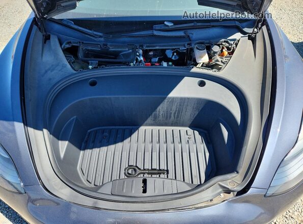 5YJ3E1EB2NF167192 2022 TESLA MODEL Silver უკანა სალონის ხედი