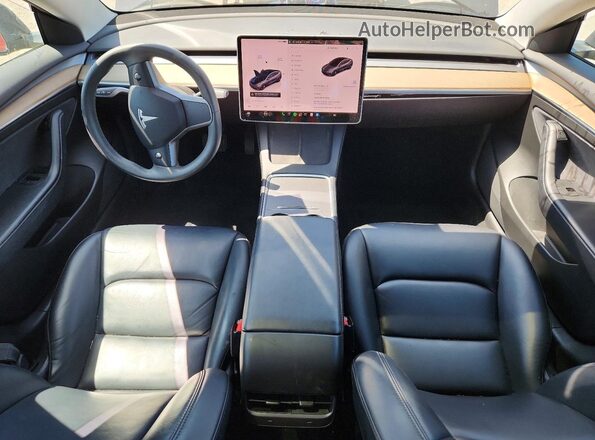 5YJ3E1EB2NF167192 2022 TESLA MODEL Silver წინა პანელის ხედი