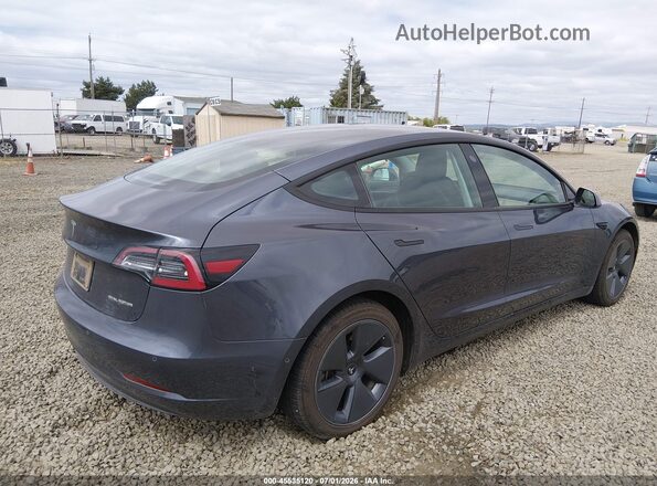 5YJ3E1EB2NF174420 2022 TESLA MODEL 3 Gray Trasero derecho