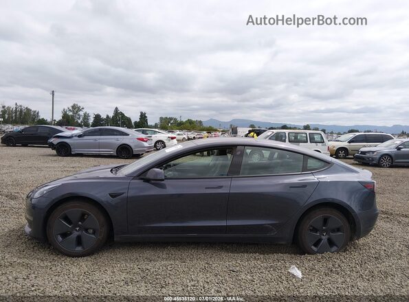 5YJ3E1EB2NF174420 2022 TESLA MODEL 3 Gray Vista interior de 360 grados