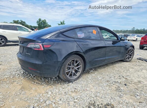 5YJ3E1EB2NF191556 2022 TESLA MODEL Черный Задняя правая четверть
