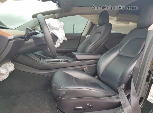5YJ3E1EB2NF207755 2022 TESLA MODEL Black Vista interior delantera