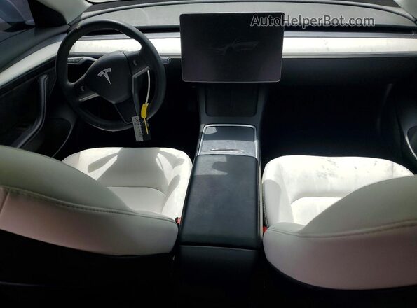 5YJ3E1EB2NF236611 2022 TESLA MODEL White წინა პანელის ხედი