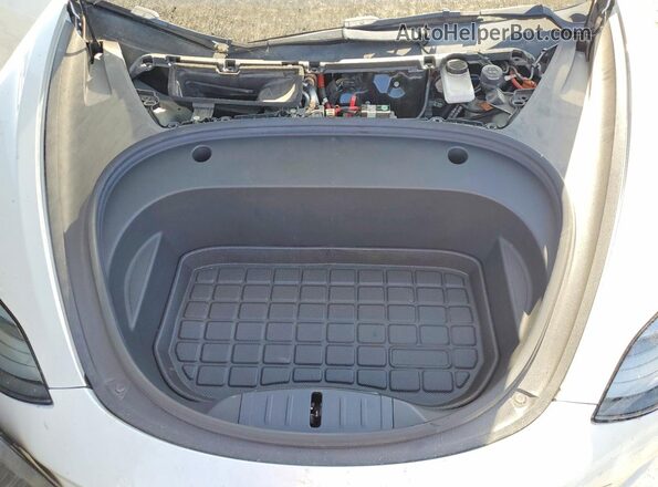 5YJ3E1EB2NF236611 2022 TESLA MODEL White უკანა სალონის ხედი