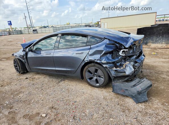 5YJ3E1EB2NF269656 2022 TESLA MODEL Charcoal Հետևի ձախ