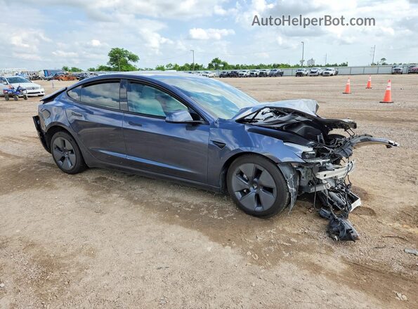 5YJ3E1EB2NF269656 2022 TESLA MODEL Charcoal Առջևի աջ