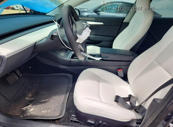5YJ3E1EB2NF269656 2022 TESLA MODEL Charcoal Սալոնի դիմացի տեսք