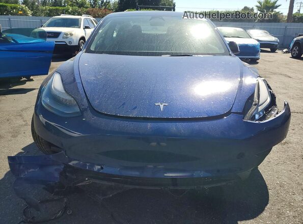 5YJ3E1EB2NF275926 2022 TESLA MODEL Blue წინა ხედი