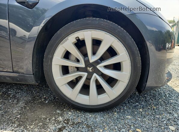 5YJ3E1EB2NF291348 2022 TESLA MODEL Charcoal 