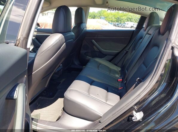 5YJ3E1EB2NF322758 2022 TESLA MODEL 3 Черный Вид наклейки с VIN-кодом