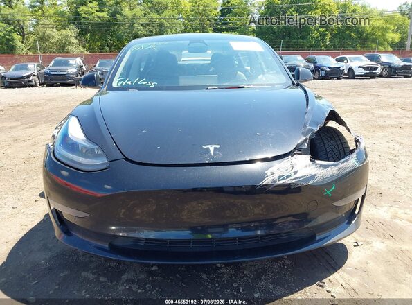 5YJ3E1EB2NF322758 2022 TESLA MODEL 3 Черный Вид щитка приборов