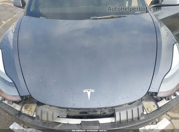 5YJ3E1EB2NF332884 2022 TESLA MODEL 3 Gray უკანა ხედი