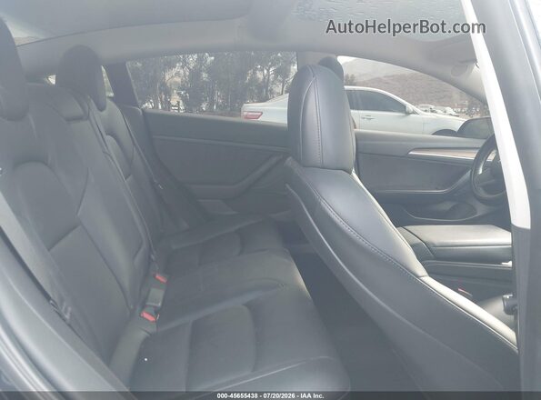 5YJ3E1EB2NF332884 2022 TESLA MODEL 3 Gray VIN კოდის სტიკერის ხედი